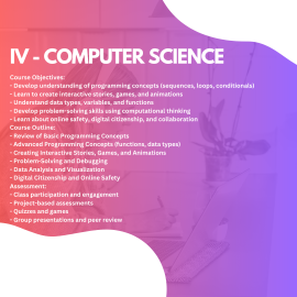 IV - Computer Science