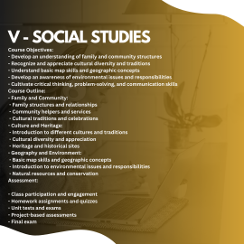 V - Social Studies